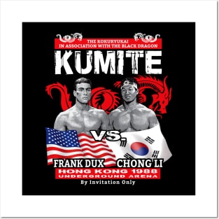 Frank Dux vs Chong Li Posters and Art